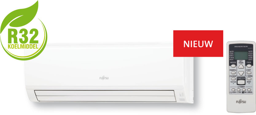 Achterhouden Shinkan gewoon Fujitsu hoog-aan-de-wand aircoheaters - Aarts Airconditioning